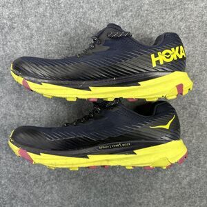 HOKA one Torrent 2 women’s sz 8.5 Trail Running Shoes DEEP WELL/EVENING PRIMROSE